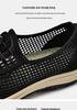 Men's Summer Mesh Non-Slip Outdoor Sports Shoes - Breathable, Wear-Resistant, Large Size Hiking & Travel Sneakers.
