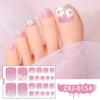 Japanese and Korean Toe Nail Stickers Waterproof Onion Pink Toenail Stickers Manicure Stickers