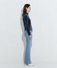 Chaenyuyog High-Neck Velvet Top [Blue]