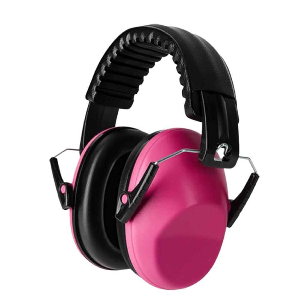 

Head Mounted Ear Protector Noise Reduction Ear Defenders Hearing Protector Earmuffs Sleep Time рожевий