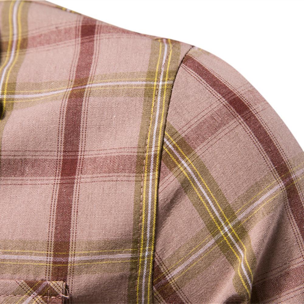 Autumn New Men's Pocket Casual Shirt Fashion