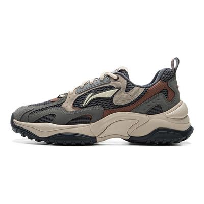Li Ning Churui V2 Trend Classic Wear-Resistant Non-Slip Low-Top Casual Shoes Men Sneaker Black Gray Green AGCU375-3
