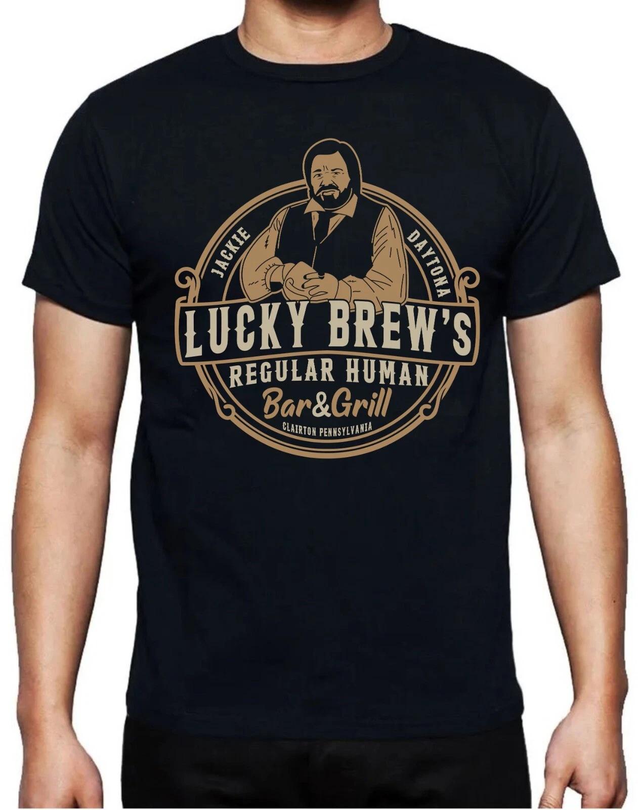 

Lucky Brews Bar and Grill T-shirt Jackie Daytona Brew s Top Tee T-shirt L