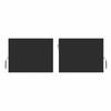 2/4Pcs Retractable Car Privacy Partition Curtain Black Seat Divider Curtain  Rear Seat