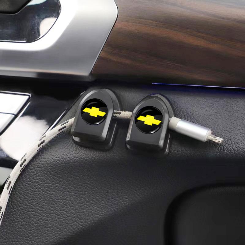 Mini Car Hooks Black Self Adhesive Invisible Hooks Interior Storage Holder For Chevrolet Spark Captiva Camaro Lova Aveo Rear View Mirror Sun Visor
