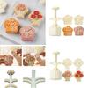 Dessert Molds Pastry Making Molds Flower Shape Baking Accessory Dessert Maker ABS Texture Suitable for Baking Dessert
