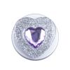 For Magsafe Magnetic Phone Holder Luxury Glitter Rhinestone Heart Simple Design Expandable Foldable Strong Magnetic Airbag Stand