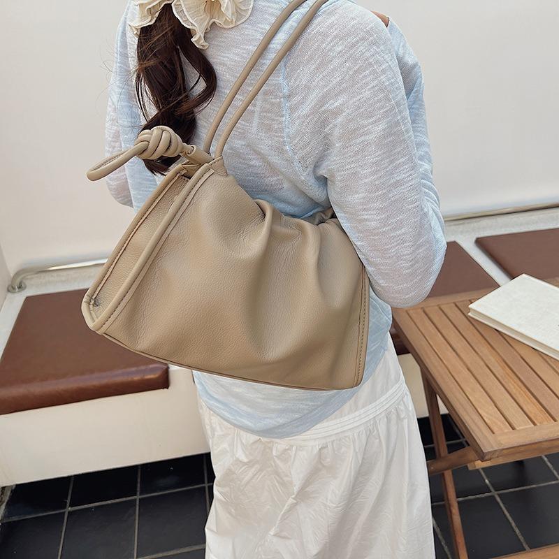 Fashion pleated cloud shoulder bag women's bag early autumn women's bag large capacity underarm satchel