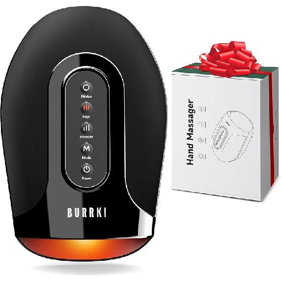 Ручной массажер для снятия боли при артрите и синдроме запястного канала, Беспроводной ручной массажер с подогревом и целевыми пальмовыми роликами для массажа, Подарки для женщин и мужчин