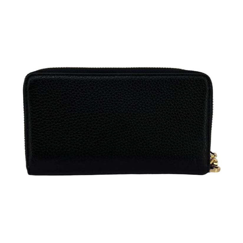 MICHAEL KORS Leather Wallet Large Women's Black 35S9GTVE7L-BLK