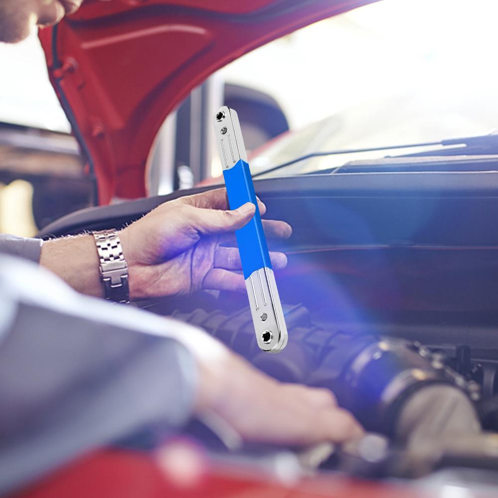 Impact Ready Offset Ratchet Spanner & 1/2 1/4 3/8inch Square Drive Adapters Tight Reach Extension Wrench Set Socket Wrench Tool