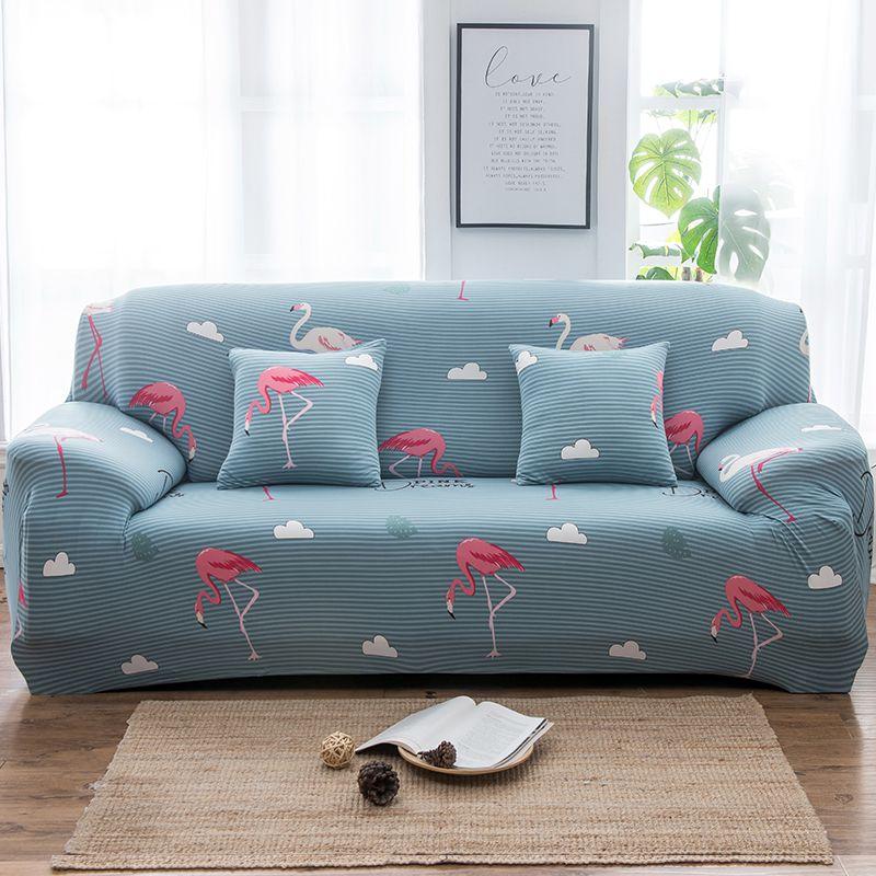 High-quality Flower Printed Slipcover Sofa Cover With Excellent Fit And Stretch For Various Couch Sizes