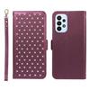 Suitable for Samsung S26 Ultra flip phone case with card slot, A37 5G diamond-studded starry sky protective case