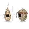 Birds Nest Bird Cage Natural Grass Egg Cage Bird House Pet Weaved Outdoor Parrot Nest Houses Ha I5M8