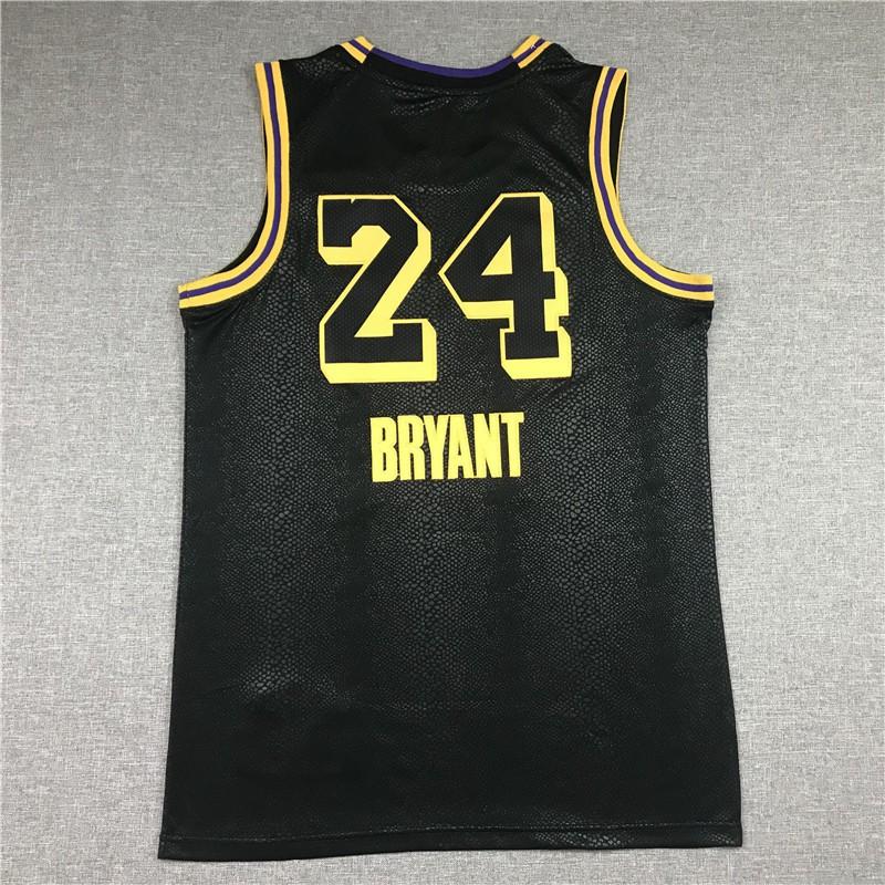 Embroidered NBA Los Angeles Lakers 24 Kobe Bryant Basketball Jersey Men Women Fall Winter