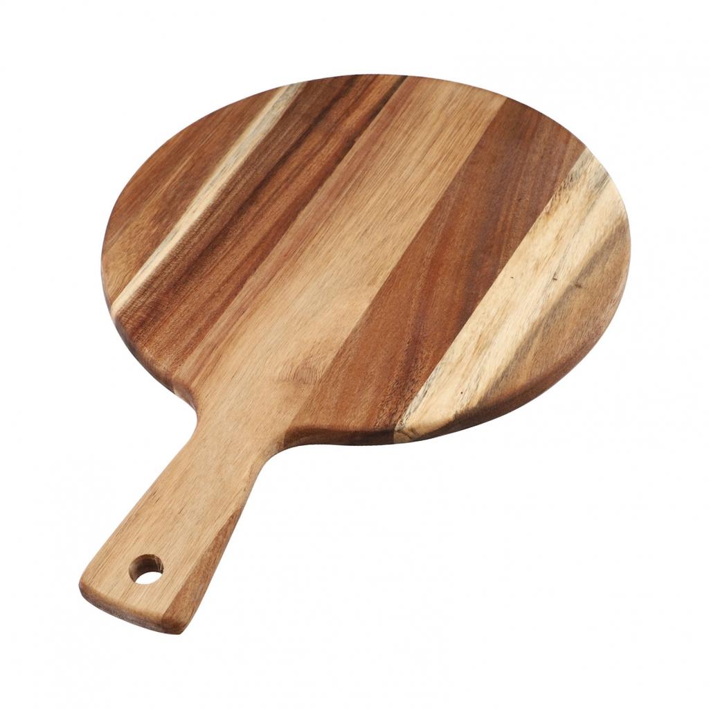 Acacia Wood Cutting Board Pizza Tray Round Cutting Board Attractive Design