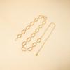 Waist Chain for Women Versatile Belt Accessory Suits Skirts Geometric Circle Waistband