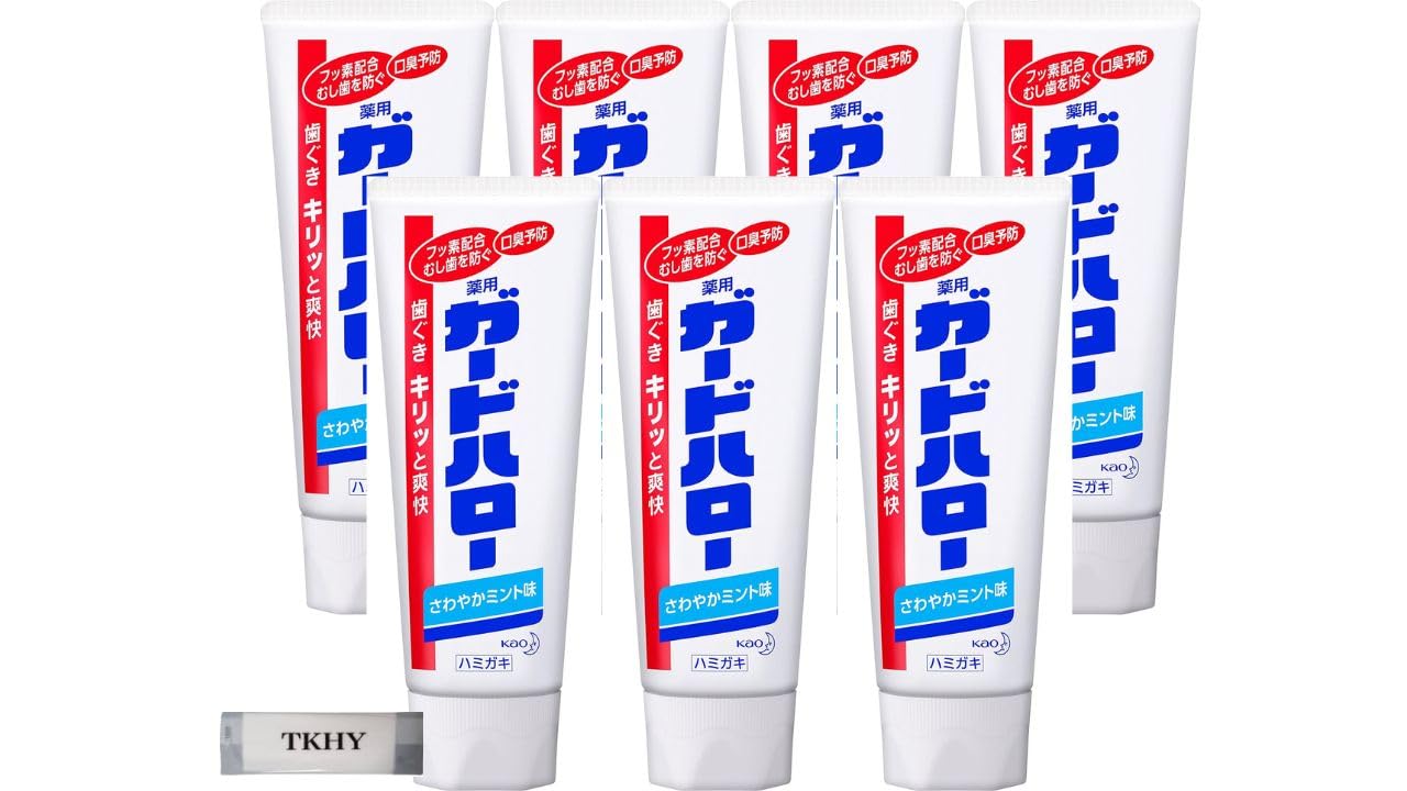 

[Kao] Guard Hello Standing 165g x 7 bottles Toothpaste Periodontal disease prevention Great value Toothpaste
