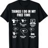 Things I Do In My Free Time Archery Bowhunting Bow and Arrow T-Shirt