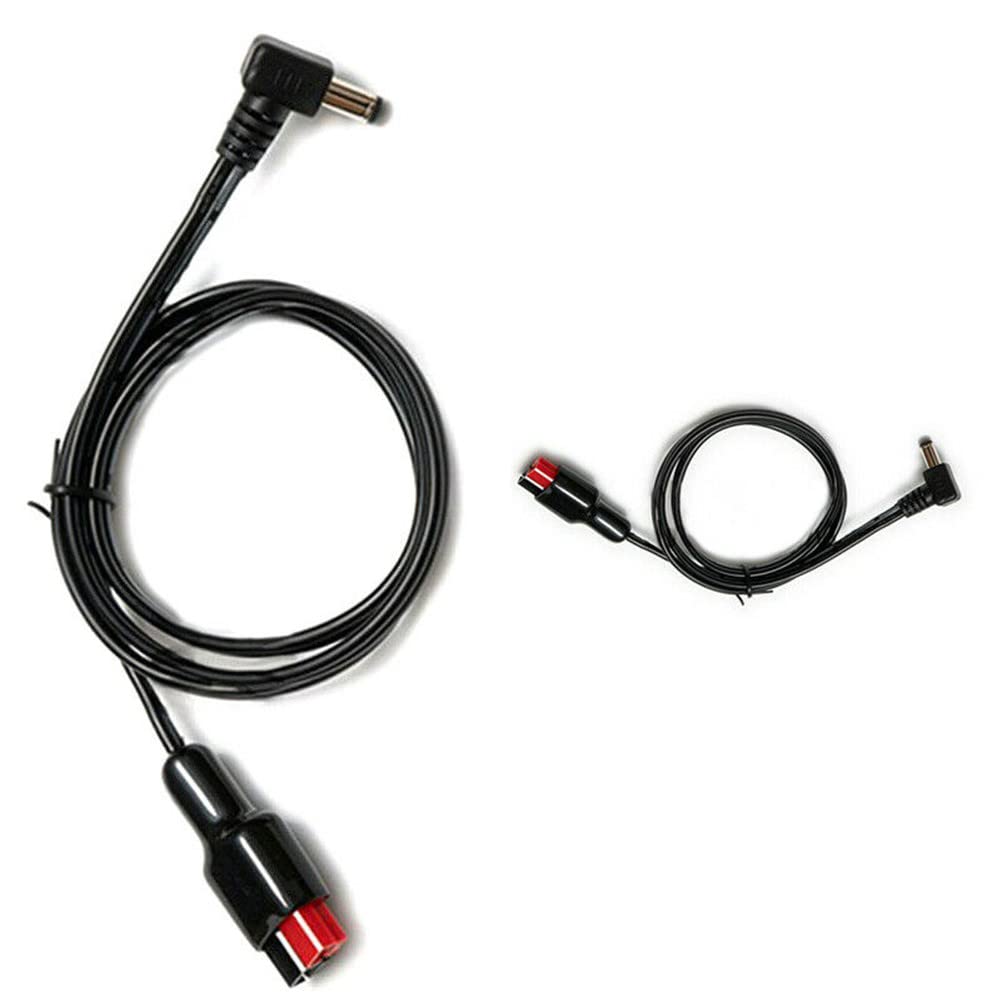 Standard 18AWG Right Angle DC Power Cable Lead Connector for ICOM Walkie Talkie IC-705