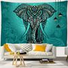 Mandala Pattern Indian Elephant Tapestry Tree Of Life Wall Hanging Psychedelic Witchcraft Home Decor Background Fabric
