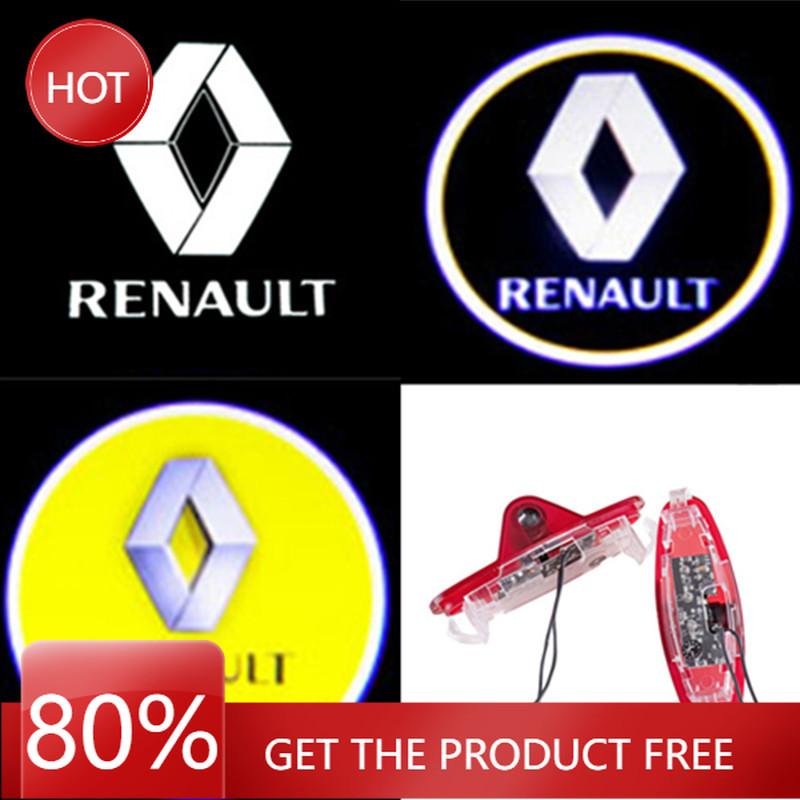Hub Caps 2PCS LED Renault Welcome Light Projector OEM Fit for Clio Koleos Megane Laguna Latitude Talisman VEL SATIS Renault doo