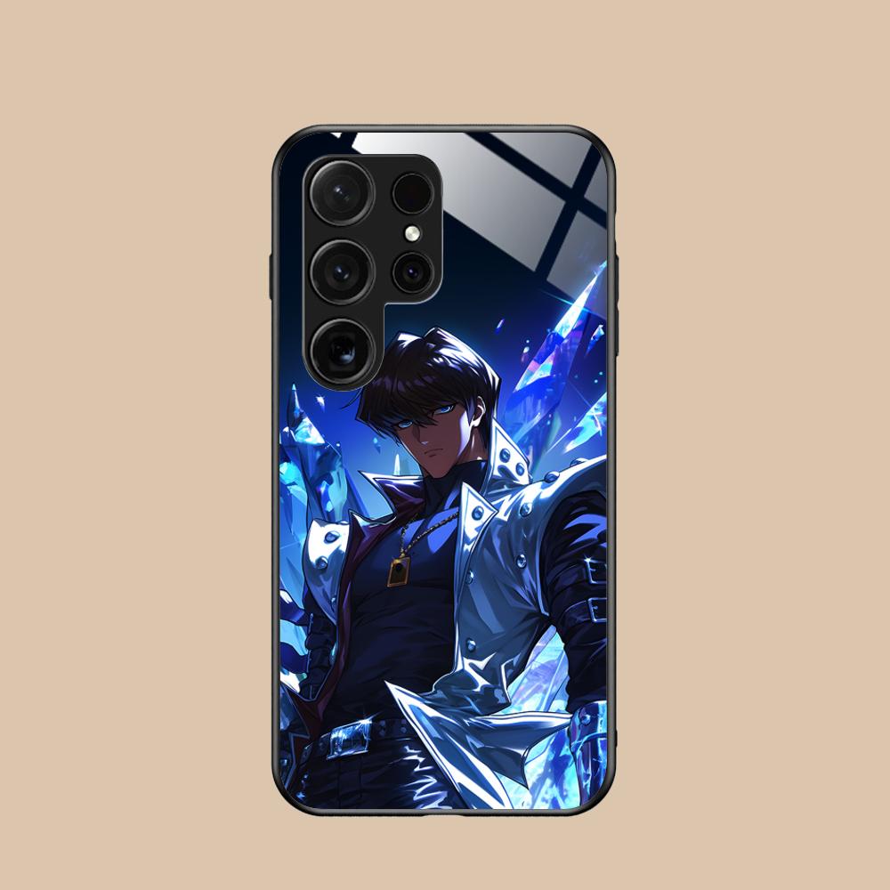 Yugioh Seto Kaiba Phone Case for Samsung Galaxy S26 S25 S24 S23 S22 S21 S20 Note20 Plus FE Ultra Glass Protective Cover