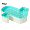 Cat Grass Planting Box Hydroponic Planter Detachable Bottom Fine Filter Hole Double Self-watering Layer Soilless Catnip Snack Growing for Garden