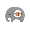 Silicone Teether Koala Elephant Handbells Rattles Rodents Teething Necklace Food Grade Infant Chewable Toys