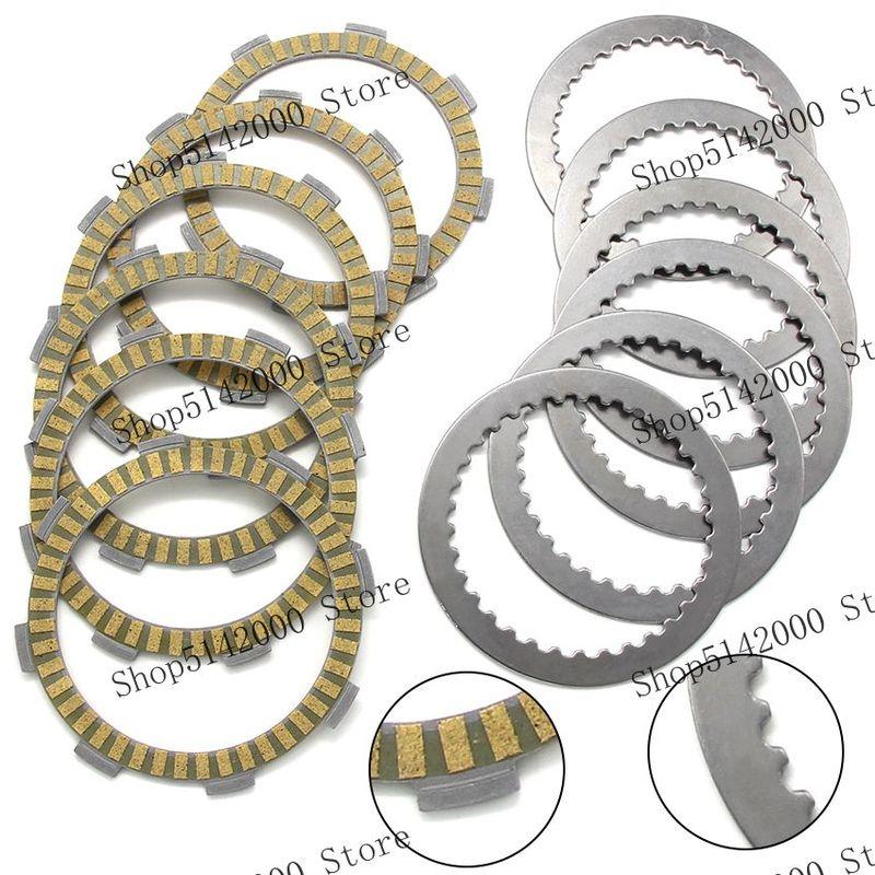 Clutch Friction Steel Plates Kit For Honda CMX250 Rebel CB250 Nighthawk CD250 VT250 Engine Clutch Disc 22201KBG‑A00 22321KE8‑000
