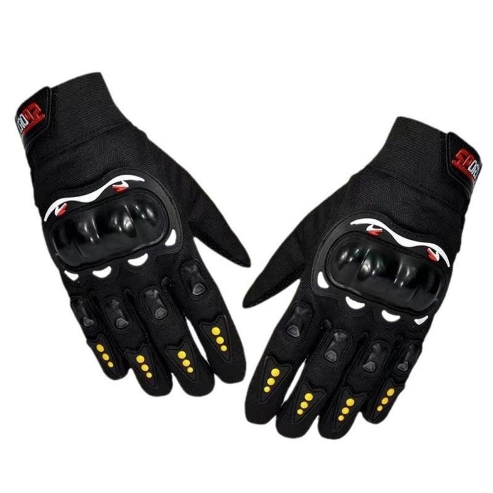 Outdoor cycling locomotive motorcycle long finger gloves