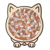 135Piece 3D Cat Puzzles Cats Puzzletoy Morandi-Colored Animal Woodpuzzle Puzzle Ideal for Lovers and Home Decoration