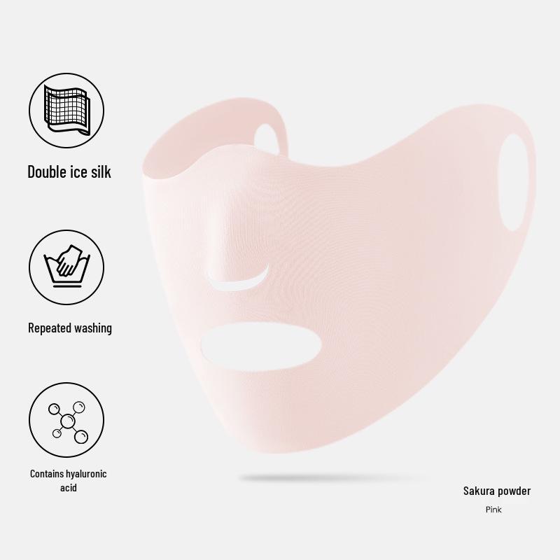 

Unisex Anti-UV Ice Silk Face Mask for Outdoor Sports and Golf Small: 28.5 x 10.5 cm