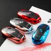 For Tesla Model 3 X S Model Y Bag Protector Fob Band Shell Holder Keychain TPU Car Smart Key Case Cover Accessories