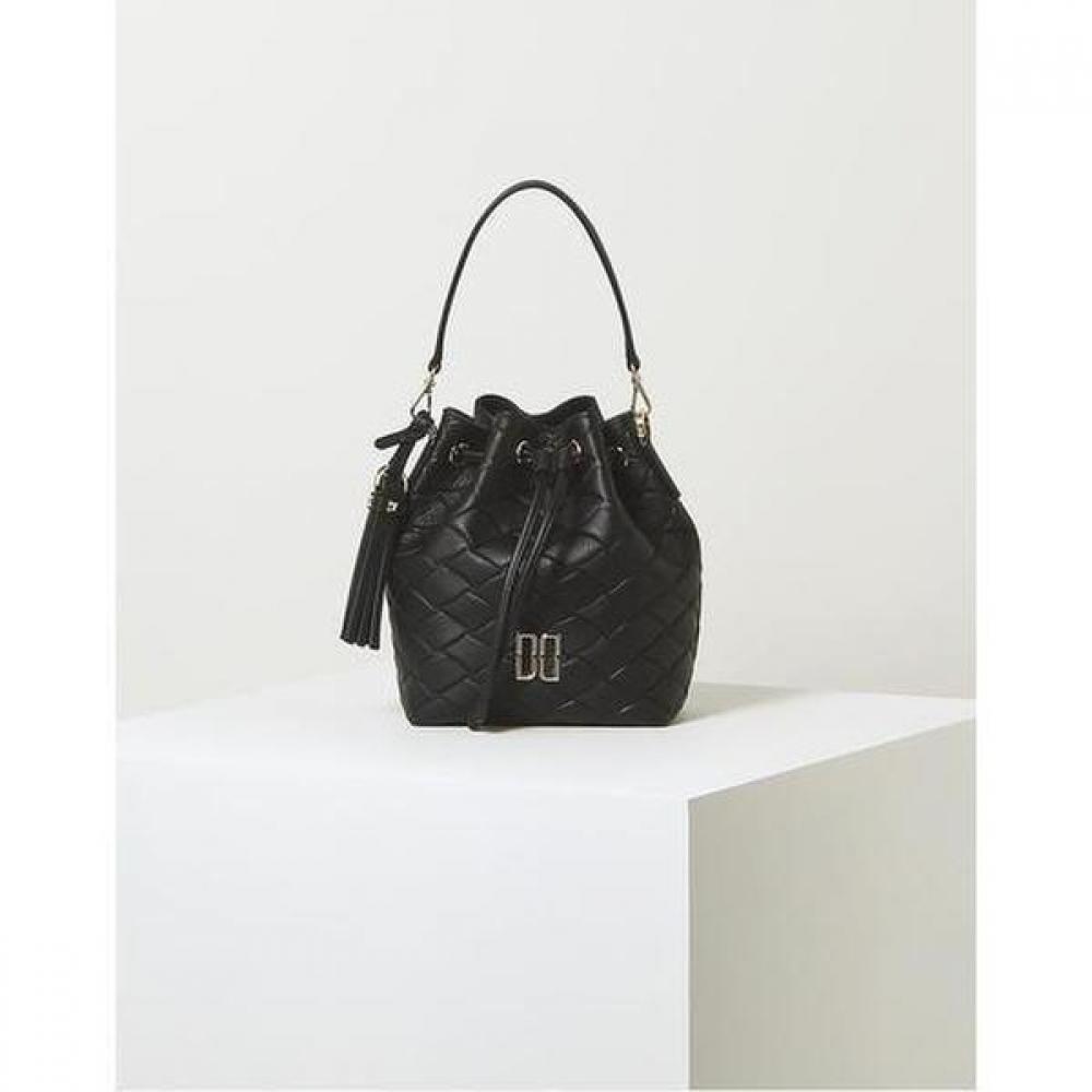 Daks Black Leather Drawstring Bag Carlisle Mesh Dcba6f323bk