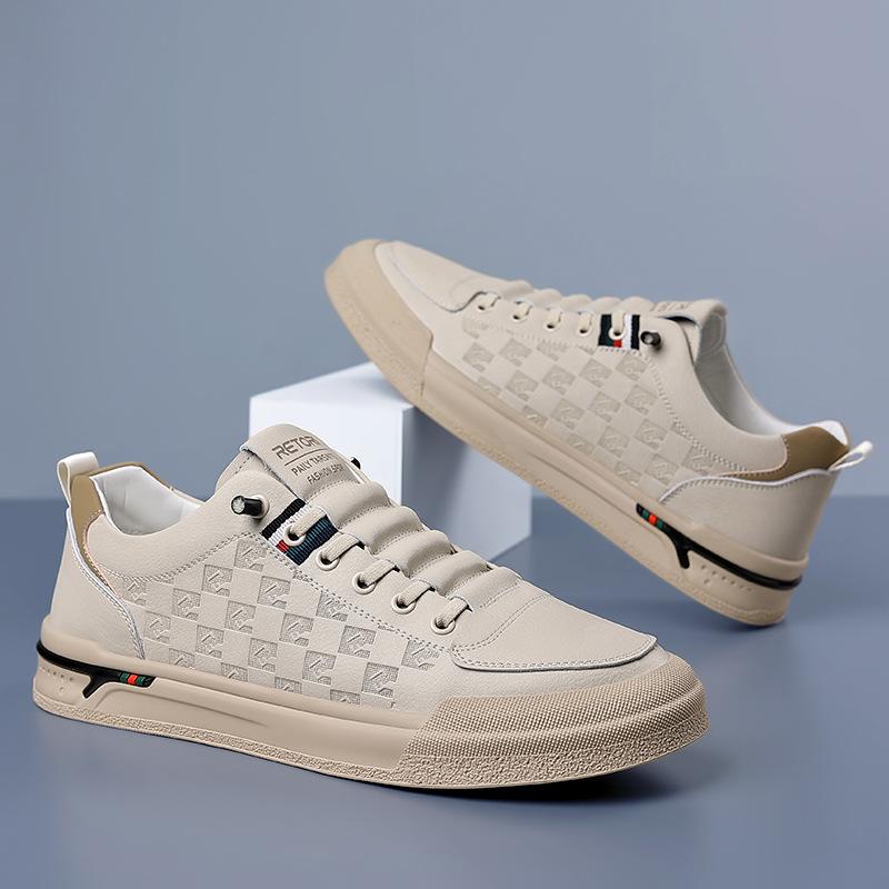Summer board shoes men's breathable little white shoes casual shoes sports versatile men's trendy shoes soft-soled men's shoes spot