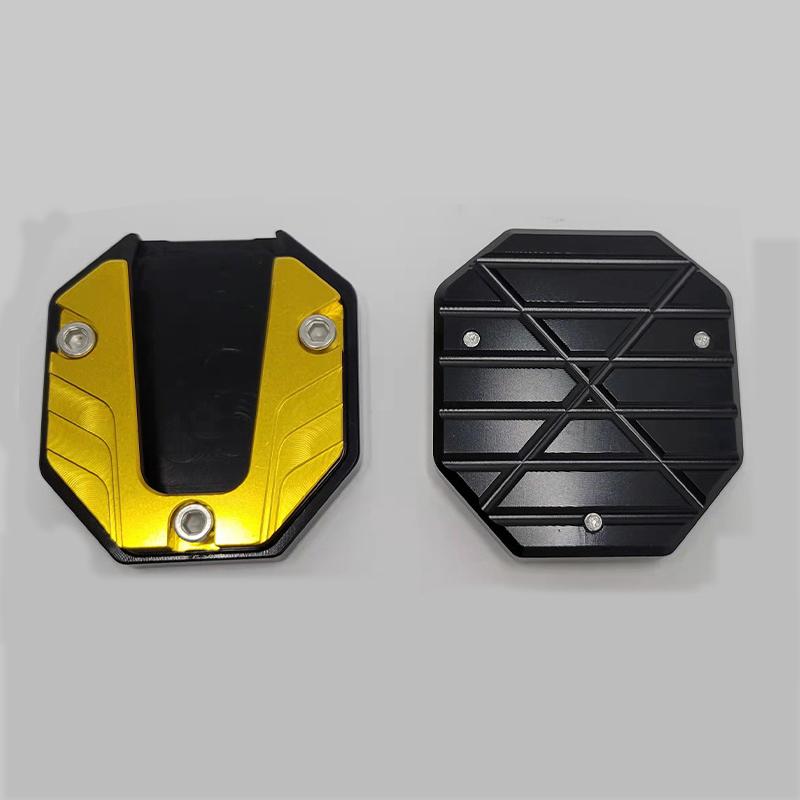 Motorcycle General Anti-slip Side Support Base Accessories Side Stand Extension Foot Pad Support Plate Motorbike Accessories