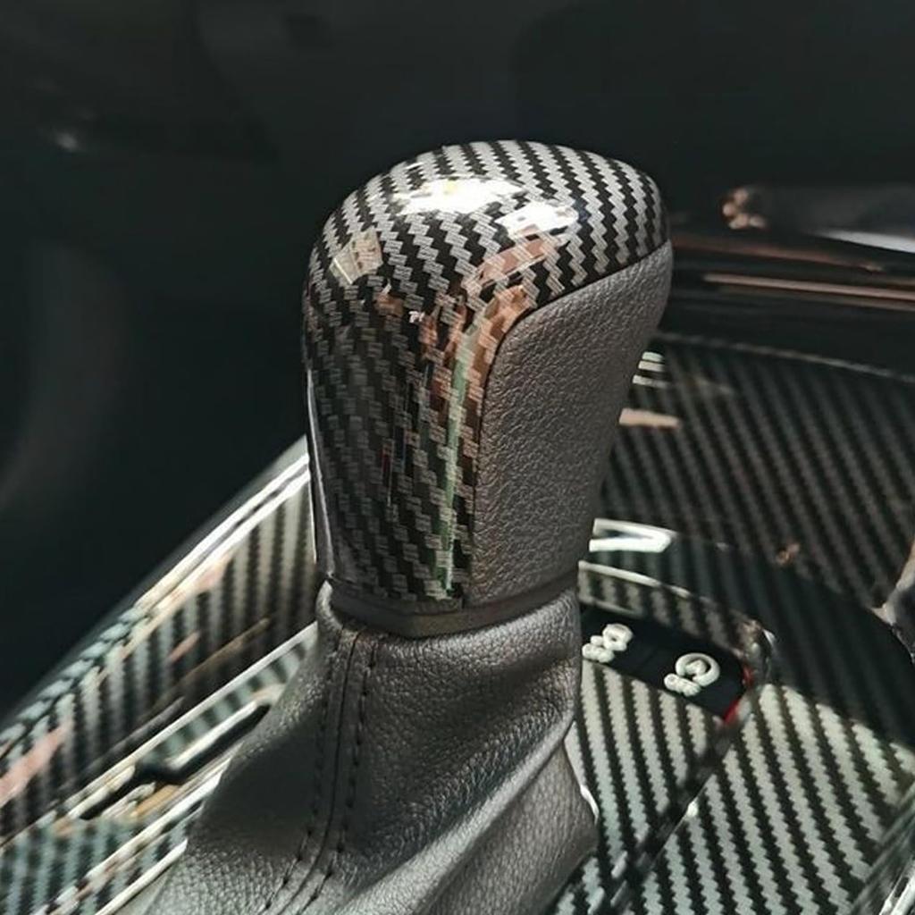 Hyorabyn Shift Knob Cover Shift Lever Parts Interior Accessory for Toyota Camry 70 Corolla 210 GR Sport Carbon Fiber Pattern Dress-up Series, Series,