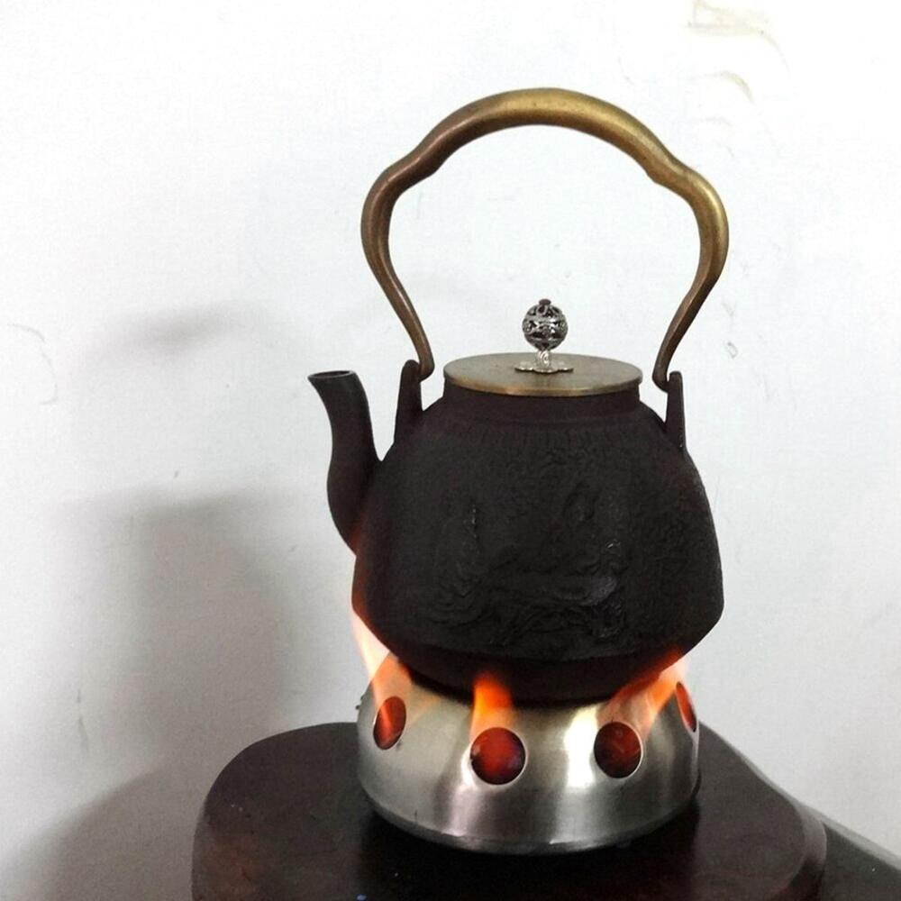 Outdoor Stand Stainless Steel Practical Teapot Warmer Trivet Coffee Heater Heating Base