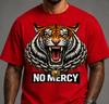Tiger No Mercy Shirt Fierce Animal Graphic Tee Streetwear