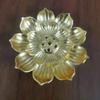 Lotus Alloy Multi-Hole Incense Holder and Burner for Aromatherapy