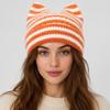 Winter Cat Ears Beanie Hat Soft Ear Protection Wool Cap Casual Wool Knitted Cap  Outdoor Wear