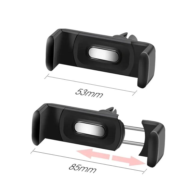 Car Air Outlet Mount Clip Interior Car Phone Holder Universal Mobile Holder ABS Car Mount Phone Support Mobile Phone Holder