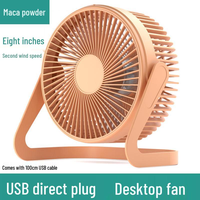 5-Inch USB Mini Electric Desk Fan, Silent Student Office Cooling