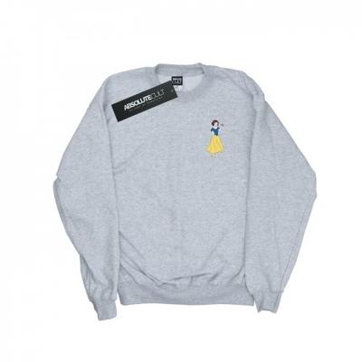 Womens/Ladies Snow White Chest Sweatshirt