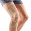 BAUERFEIND GenuTrain Knee Made in General Medical Stabilizes the Knee Joint with Silicone Pads and Compression Size Support, Germany, Device, (Beige,