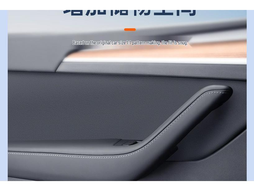 Tesla Model Y/3 Full Wrap Door Slot Storage Box - TPE Accessory