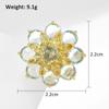 Fashion Crystal Flower Brooch Pin Rhinestone Brooches Party Jewelry Wedding Gift