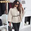 Women's Vintage Casual Solid Color Print Autumn Winter Long Sleeve Jackets & Coats