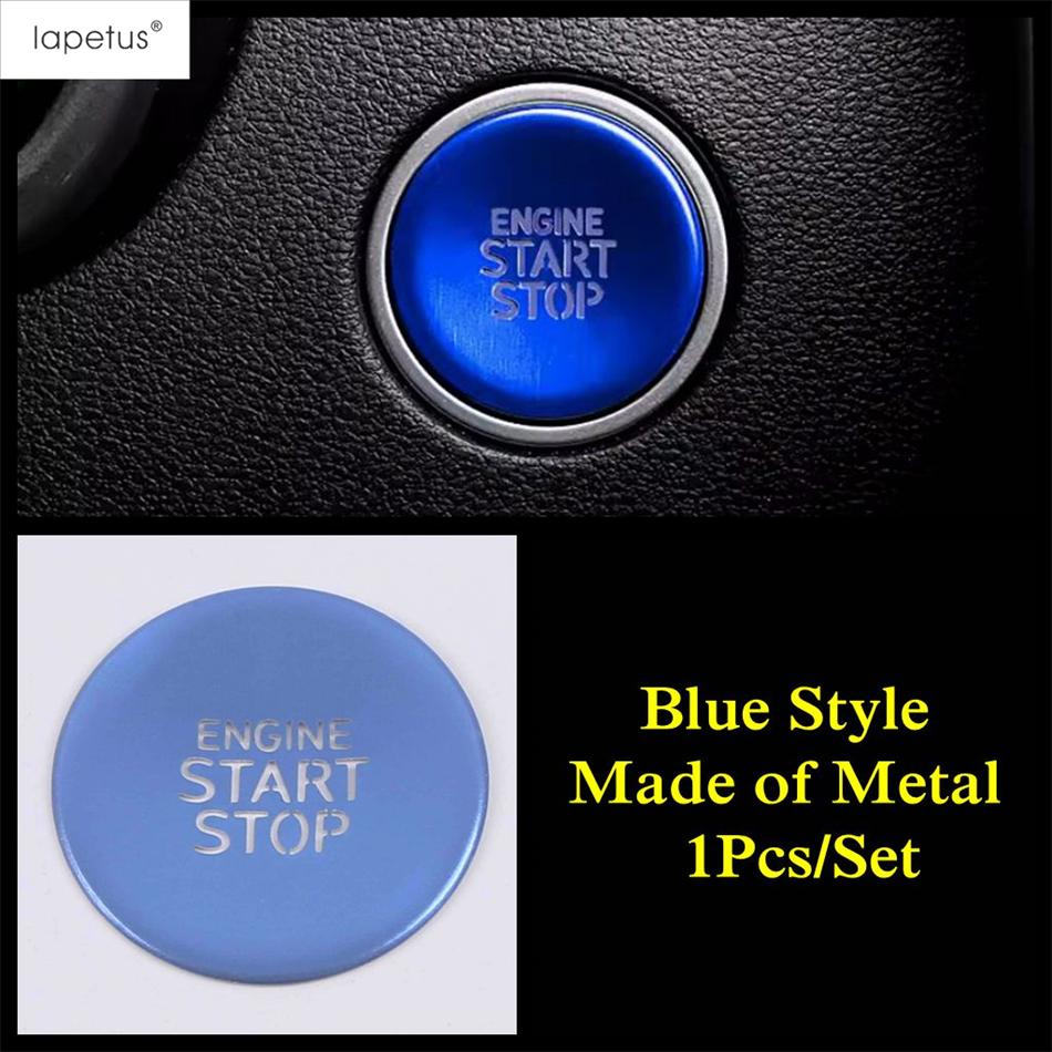 For Hyundai Tucson NX4 & Elantra 2021 - 2025 Car Start Stop Engine Ignition Push Button Cover Trim Silver Red Blue Accessories